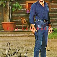Pernell Roberts ( + ) -- Bonanza -- signiertes Foto (Repro) aus Privatsammlung -al-