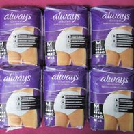 48 Pants Always discreet Maximum Protection Gr M 36-44 Inkontinenz Höschen Winde
