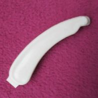 Original DDR Haarspange Banana Clip weiß Banane Plastik Spange Retro Haarschmuck