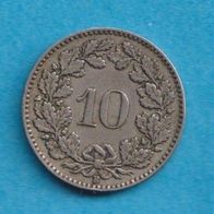 Schweiz 10 Rappen 1927 B