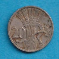 Tschechoslowakei 20 Haleru 1921