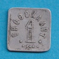 Belgien - Belgium Jeton oder Token 1 Broot Kaart 1880 Gent - Dendermonde