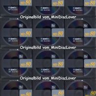 EMTEC MiniDisc 80er 12er Set