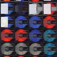 Sony 74er MiniDisc Color ohne Hüllen 24er Set