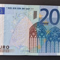 Fehldruck 20 Euro Schein Banknote fehlender Perlglanzstreifen