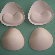 2 Paar Push Up BH Einlagen mit Polsterung Bikini Einlage Hautfarben Vergrößerung Cup