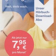 Lesezeichen Thalia Unerhört günstig Welt, bleib wach 20,6 x 5,7 cm