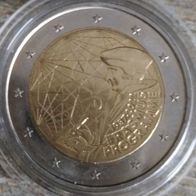 1x 2 Euro BRD 2022 Erasmus F vz aus Umlauf Deutschland Programm