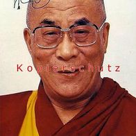 Dalai Lama -- signiertes Foto ( Repro ) aus Privatsammlung -al-