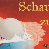 2024 Eintrittskarte Schaufenster zur Welt Jugendstil Forum Bad Nauheim vom 07.09.2024