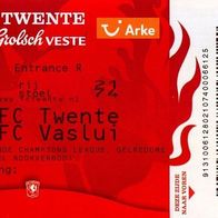 Ticket FC Twente Enschede vs Vaslui 26. 7. 2011 Nederland Niederlande Romania