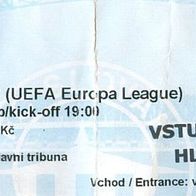 Ticket FC Slovan Liberec - SC Freiburg 28.11.2013 Eintrittskarte Europa League