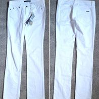 weisse Damen Jeans-Hose Slim-Fit Gr. 36 v. Oui Moments