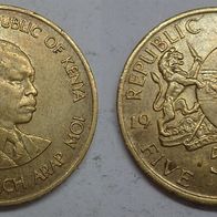 Kenia 5 Cents 1987 ## S14