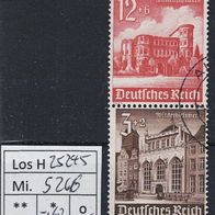 Los H25245: Deutsches Reich Mi. S 266, gest