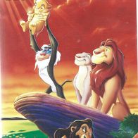 VHS Videokassette " Der König der Löwen "