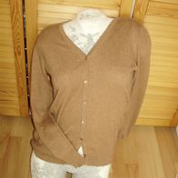 Cardigan braun Seide Kaschmir S wie neu