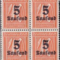 Deutsches Reich 277 * * vierer #028939