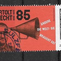 A138) BRD/ Bund 2023 Bertolt Brecht Mi. Nr. 3749 gestempelt