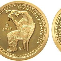 Griechenland Goldmünze 3,89 g. 100 Euro 2025 Hestia Mythology