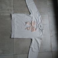 Weißer Pullover Gr. 140 C&A mit Pailletten