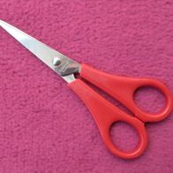 Wie neu: Bastelschere spitz rot 13 cm Kinder Schere Büro Universal Haushalts
