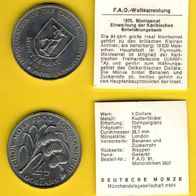 Montserrat 4 Dollars 1970 FAO RAR Einweihung der Karibischen Entwicklungsbank
