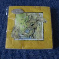 Servietten - Ostern Hase lehnt am Baum 3 lagig 33 x 33 20 Stück NEU OVP