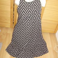 Opus Kleid schwarz/weiß Muster o.Ä weitschwingend gefüttert 40