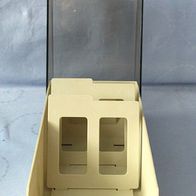 Diskettenbox Sortierbox mit Teiler Maße ca. 12 x 11 x 23,5 cm mit Schlüssel