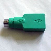 PS/2 Adapter auf USB-Buchse (1x USB 2.0 Buchse A - 1x PS/2-Stecker)