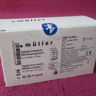 Digitale Schaltuhr Müller SC 28.11 pro4 230V Bluetooth Wochenprogramm