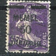 Mem02 Memelgebiet 23 a gestempelt o 4,50 M€