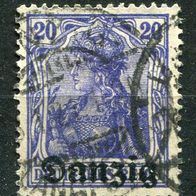 Dan01 Danzig 4 gestempelt o 4,50 M€
