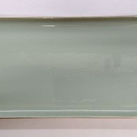 Villeroy & Boch alte Porzellan Kuchenplatte grün mit Goldrand