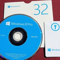 Microsoft Windows 8 Pro 32 Bit DVD+ Key Upgrade Version Betriebssystem