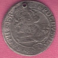 6 Kreuzer 1678 Breslau Habsburg "Leopold I" SILBER Originalmünze - 0003
