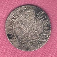 3 Kreuzer Hall Tirol Erzherzog Ferdinand II - 1564-1595 SILBER Originalmünze - 0009