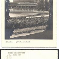 Postkarte, Breslau Jahrhunderthalle 1938, nicht gelaufen