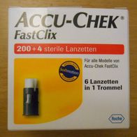ACCU-CHEK FastClix 204 Lanzetten - Akku CHECK - NEU / OVP