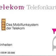 Telefonkarte - A 05 von 1991 , Telekom , leer