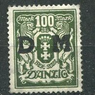 Dan30 Danzig D 37 ungebraucht * 0,30 M€