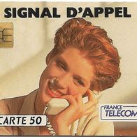 Telefonkarte Frankreich , Signal D´appel , leer