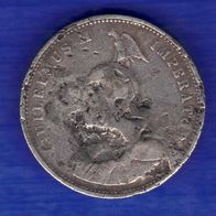 1 Rupie 1897 Deutsch-Ostafrikanische Gesellschaft "Wilhelm II. SILBER Münze - 0084