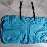 Schabracke blau/türkis, Maße 107x60cm, HKM