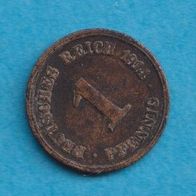 Kaiserreich 1 Pfennig 1914 F