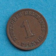 Kaiserreich 1 Pfennig 1906 A
