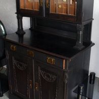 2 alte Schränke in schwarz - Nur Abholung