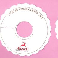 Pilsdeckchen Tropfdeckchen, Hirsch Privatbrauerei / Honer - Wurmlingen & andere 5x