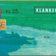 Telefonkarte ( P ) Deutschland / Niederlande von 1994 , FL 25 , leer